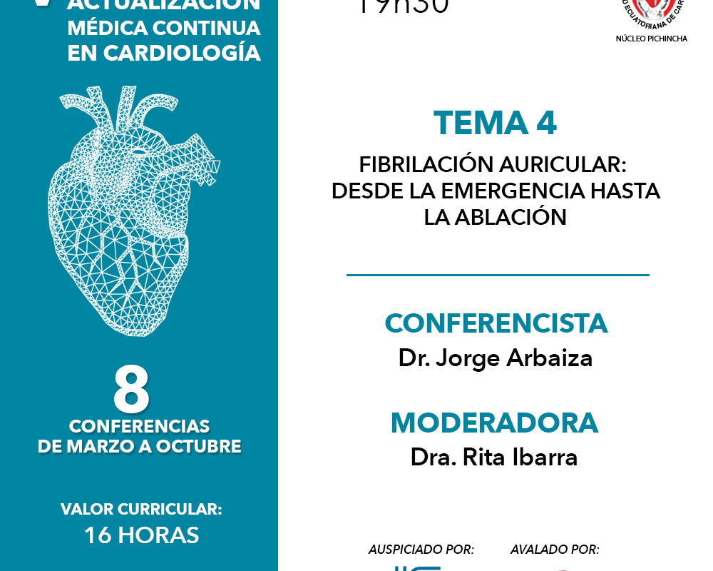 Fibrilación Auricular: Desde la emergencia hasta la ablación