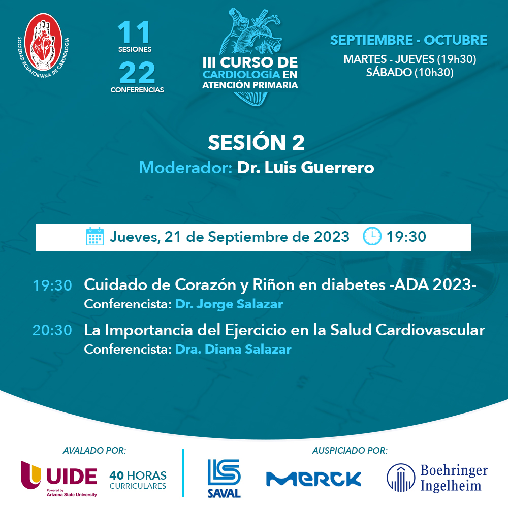 Sesión 2 Iii Curso De Cardiología En Atención Primaria Sociedad